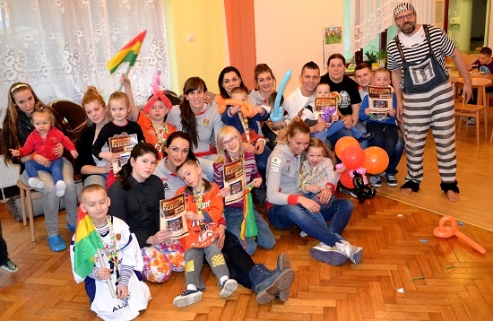 Siatkarki BKS Aluprof w bielskim Domu Dziecka